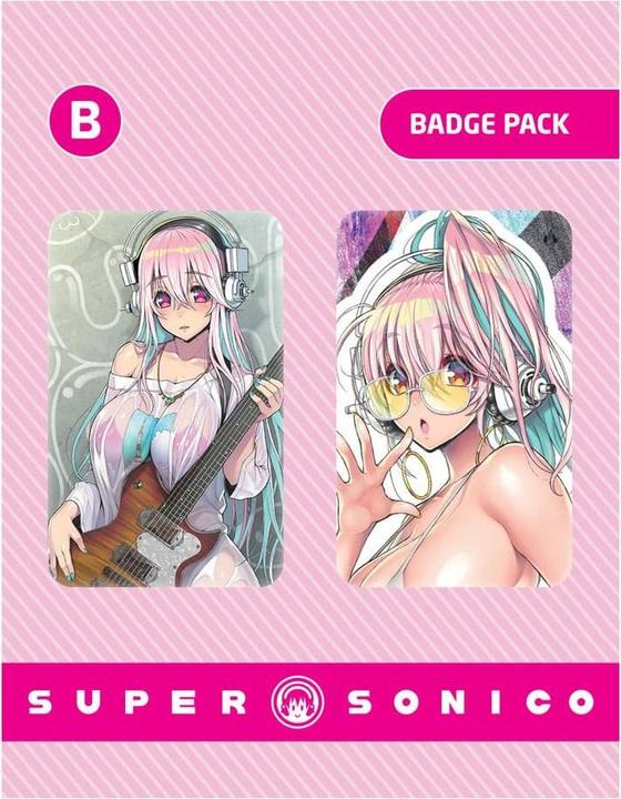 Actual product image POPbuddies Super Sonico pack 2 pin's Set B