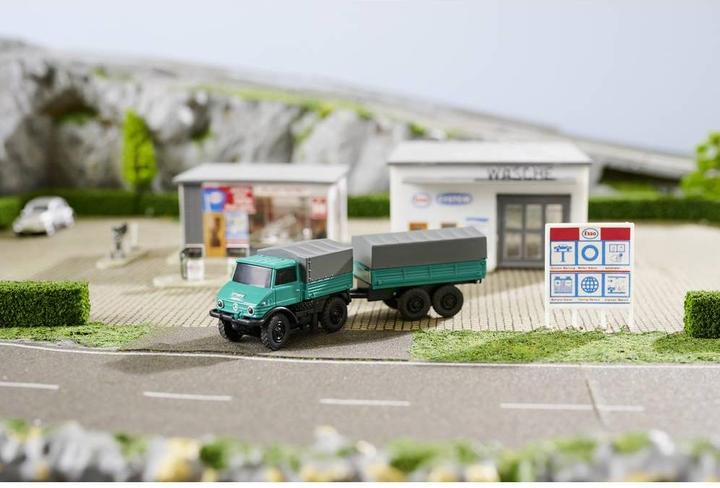 Immagine prodotto Carson 1:87 MB Unimog Forst w.Häng.2.4G 100%RTR (RTR pronto all'uso)