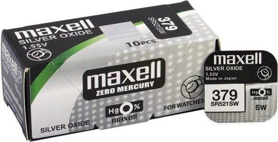 Immagine prodotto Maxell Ossido di argento SR521SW (1 pz., SR63, 16 mAh)