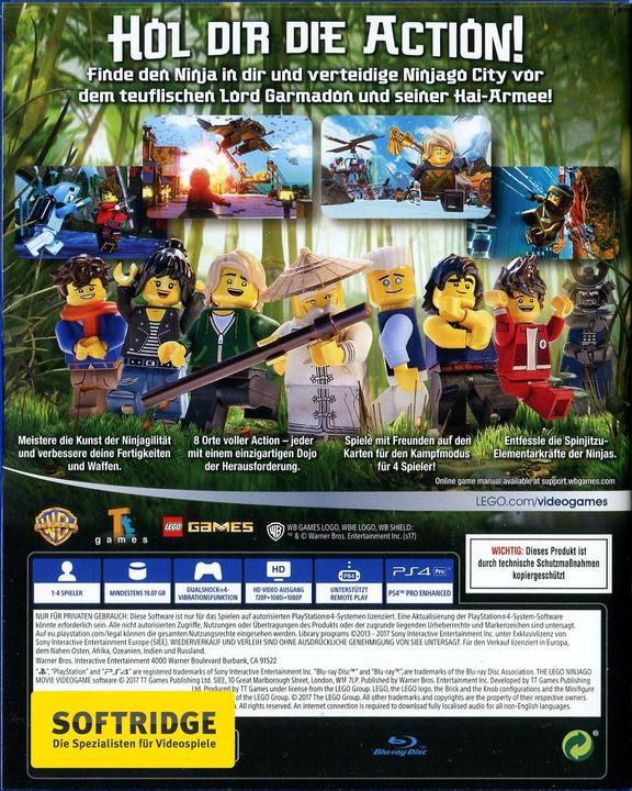 Actual product image WB The Lego Ninjago Movie Videogame (PS4, DE)