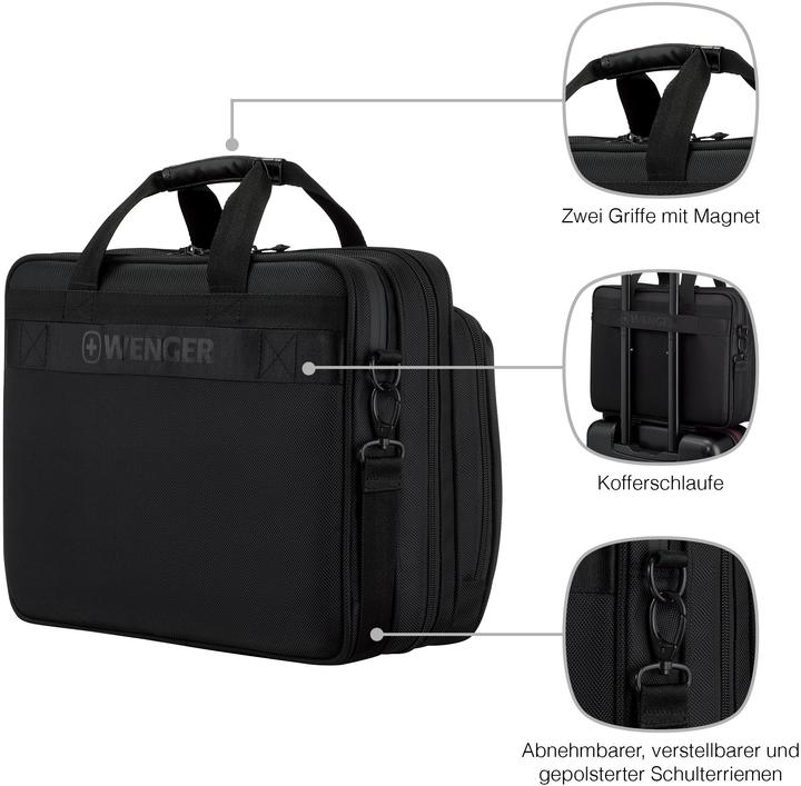 Produktbild Wenger Legacy Black Series 16" Laptop-Tasche - schwarz (16")