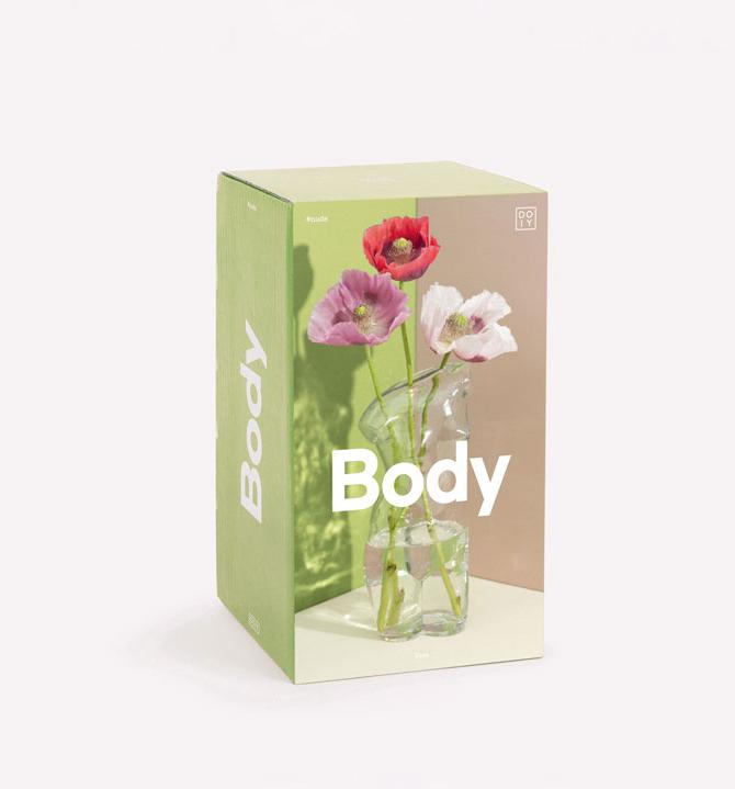 Produktbild Doiy Body Vase, Transparent