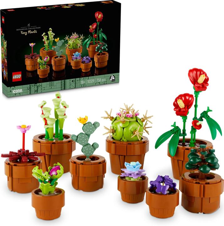 Actual product image LEGO Mini plants (10329, LEGO Icons, LEGO Botanical)