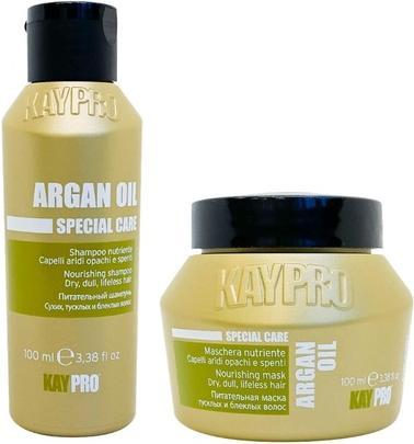 Kay Color Kay Pro Special Care Mini Arganöl Shampoo und Arganöl Maske Kit 200ml (200 ml)