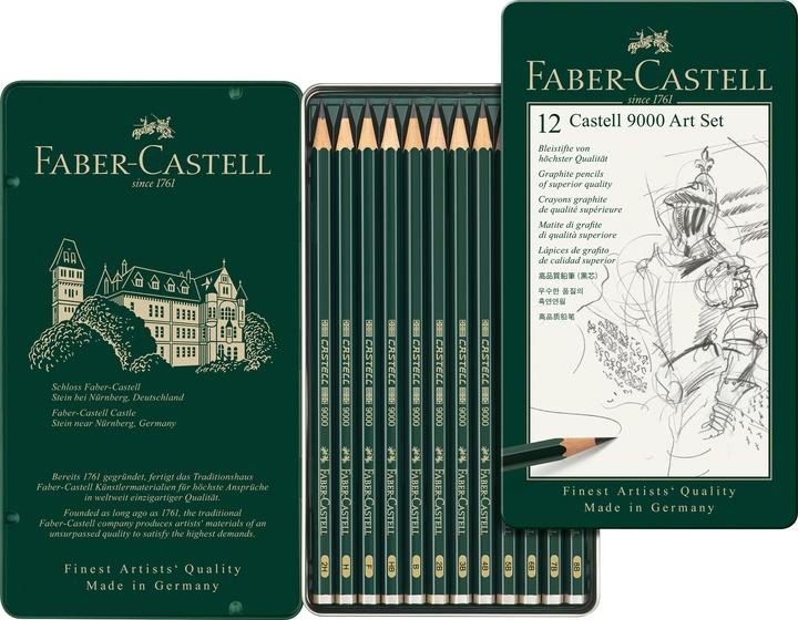 Immagine prodotto Faber-Castell Matita Castell 9000 (2H, 12 x)