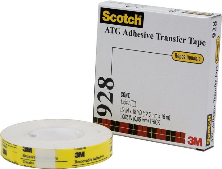 Produktbild Scotch 3M ATG Klebstoff-Film 928, 19 mm x 16.5 m (19 mm)