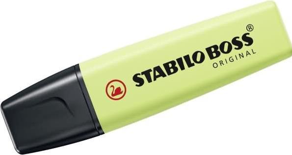 Actual product image STABILO BOSS ORIGINAL Pastel Highlighter (Yellow green, Green, 5 mm, 1 x)