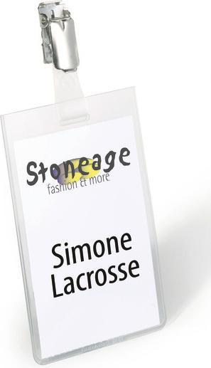 Actual product image Durable Name tags to attach