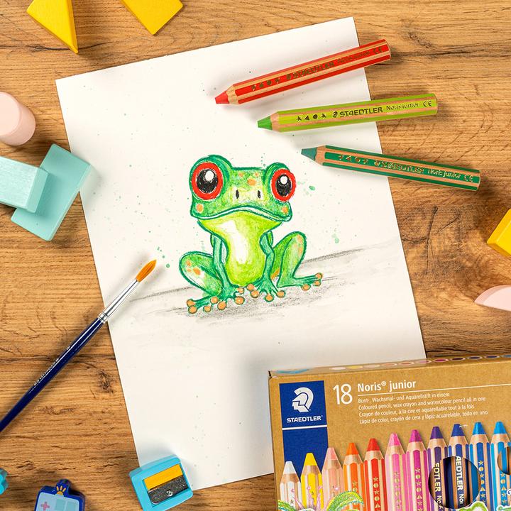 Image du produit Staedtler Crayon Noris jun 18ST (Multicolore, 18 x)