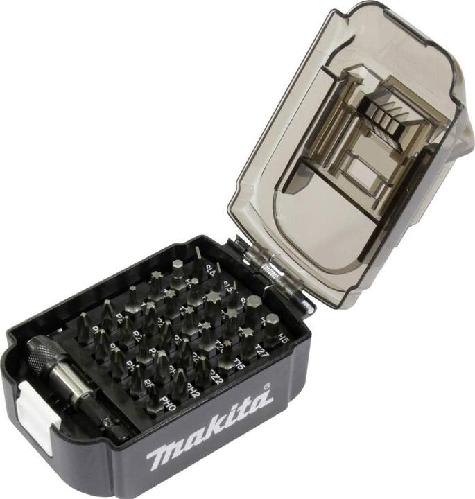 Produktbild Makita Bit-Set (PH, T27, PH2, T40, H6, PZ2, PH1, H3, T10, PH0, SL 1.2 x 6.5, T15, PZ1, T20, SL 0.8 x 5.5, H4, PH3, PZ3, H5, SL 0.6 x 4.5, T25, T30, PZ0)
