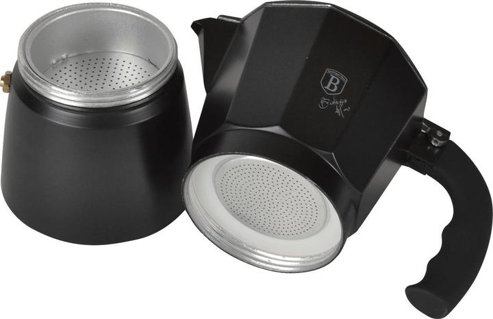 Produktbild BerlingerHaus Design Espressokocher fÃ¼r 6 Portionen, schwarz-rosÃ©gold (6 T.)