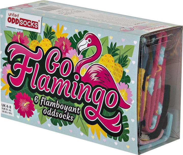 Immagine prodotto United Oddsocks Vai Flamingo (confezione da 3, 37 - 42)