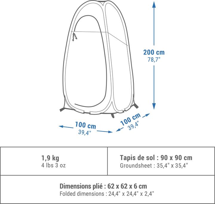 Immagine prodotto Quechua Second (1.75 kg, 1 persona)