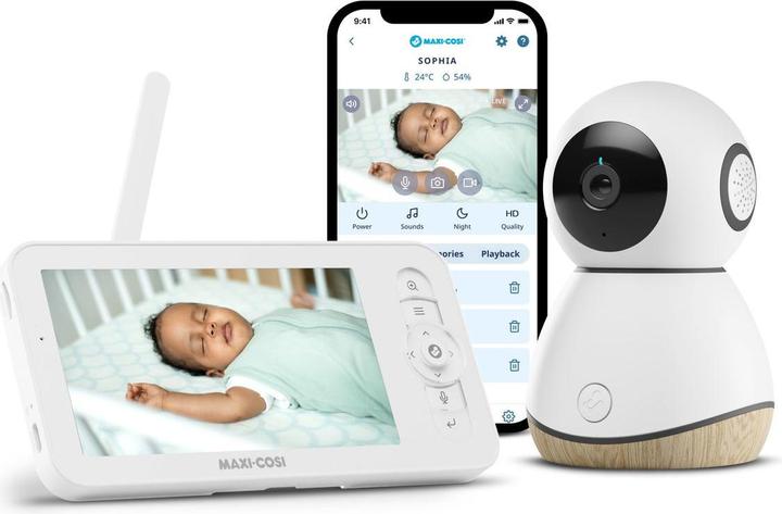 Immagine prodotto Maxi-Cosi MC See Baby Monitor Pro (Video e audio, 200 m)