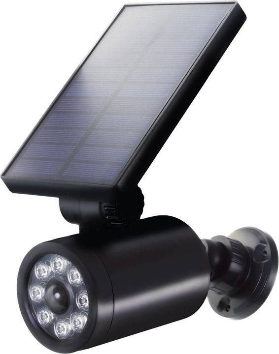 Maclean Kamera-Attrappe mit blinkendem LED-Licht SOL1801S Solarbetrieben Bewegungsmelder