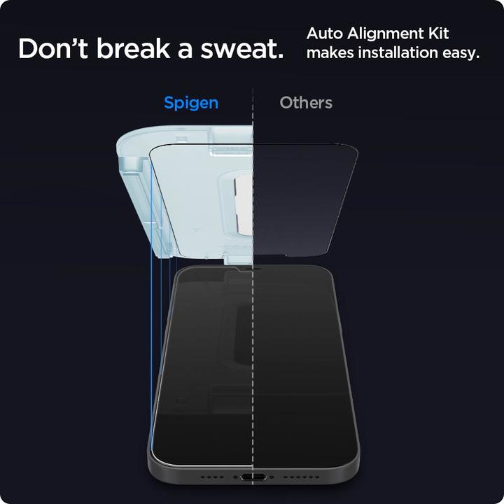 Immagine prodotto Spigen tR EZ Fit (2 Pezzo/i, Apple iPhone 12, Apple iPhone 12 Pro)