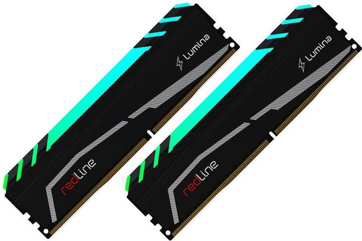 Produktbild Mushkin DIMM 64 GB DDR5-6400 (2x 32 GB) Dual-Kit (schwarz, MLA5C640A77P32GX2, Redline Lumina) (2 x 32GB, 6400 MHz, DDR5-RAM, DIMM)