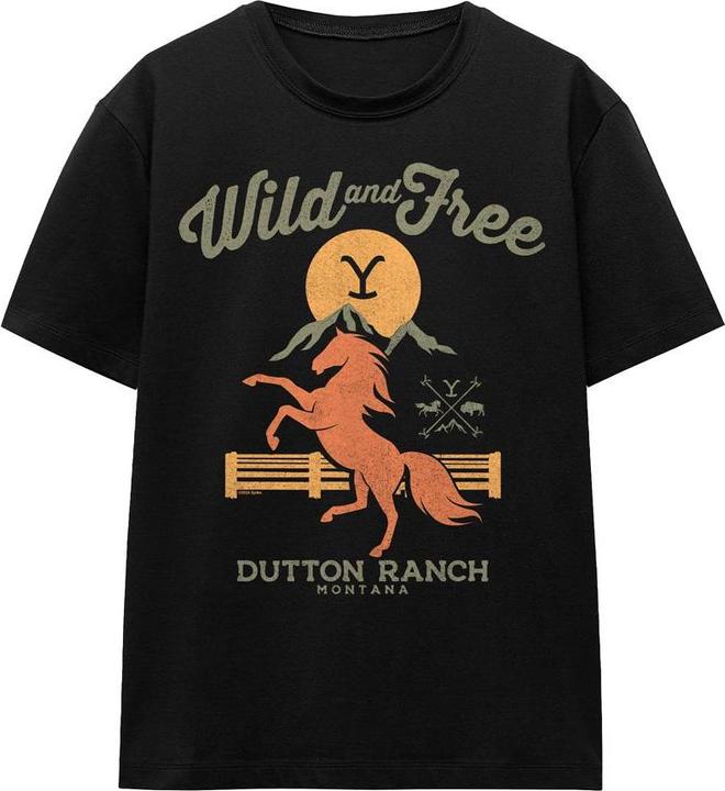 Immagine prodotto Yellowstone Wild & Free Maglietta Adulto Unisex (S)