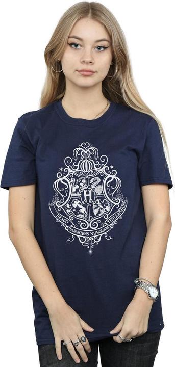 Immagine prodotto Hogwarts Draco Dormiens Crest Maglietta Ampia Donna (L)