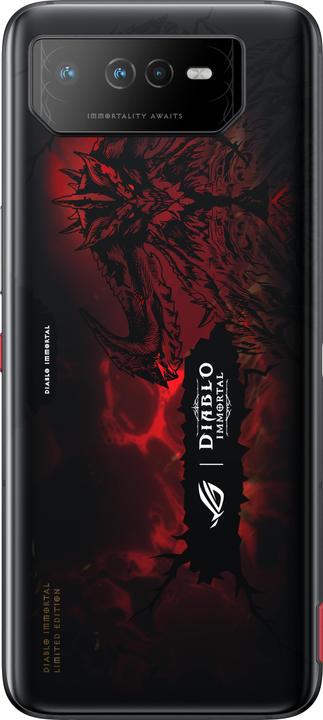 Produktbild ASUS ROG Phone 6 Diablo Immortal Edition (512 GB, Diablo Immortal Edition, 6.78", Dual SIM, 50 Mpx, 5G)