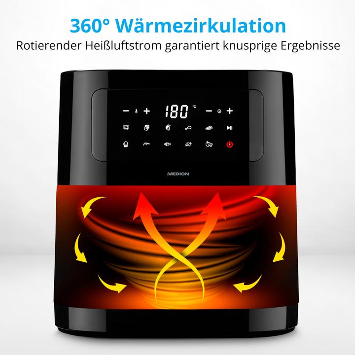 Actual product image Medion Hot air fryer MD 11740