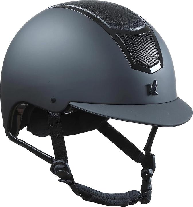 Karben Chapeau d'équitation unisexe Avena Leather Trim (59, 60)