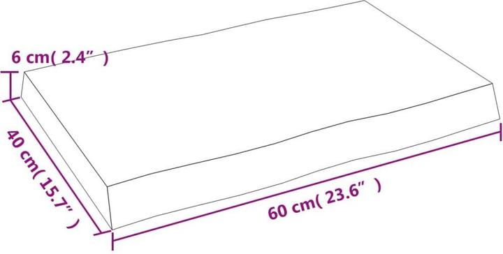 Actual product image VidaXL Chaim (60 x 40 x 6 cm)