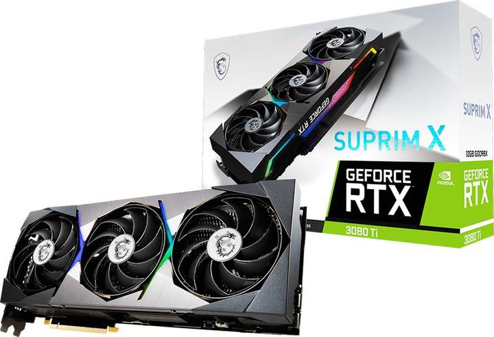 Actual product image MSI GeForce RTX 3080 Ti Suprim X 12G (12 GB)