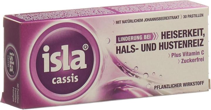 Produktbild Isla Moos Cassis Pastillen Stk (30 Stück)