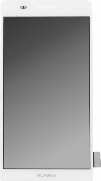 Actual product image OEM Huawei Ascend P6 LCD without frame white (Ascend P6)