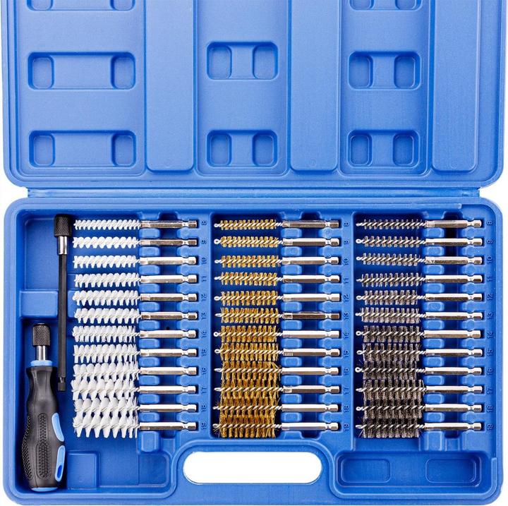 Immagine prodotto Dema Set di spazzole per fori / Spazzole per fori 38 pezzi 8-19 mm