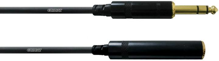 Cordial CFM 7.5 VK - Symmetrisches Klinken-Verbindungskabel (7.50 m, 6.3mm Klinke (Jack))