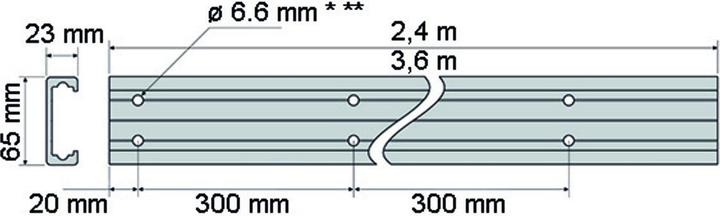 Produktbild Accuride Linearführung mit Kugelumlaufwagen DA0116RC