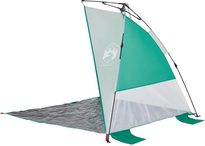 Produktbild VidaXL Strandzelt Seegrün Quick Release Wasserdicht (Strandzelt + Strandmuschel, 1.10 kg)