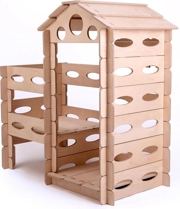Montessori Construire une maison de jeu et jouer ® Sport&Gym