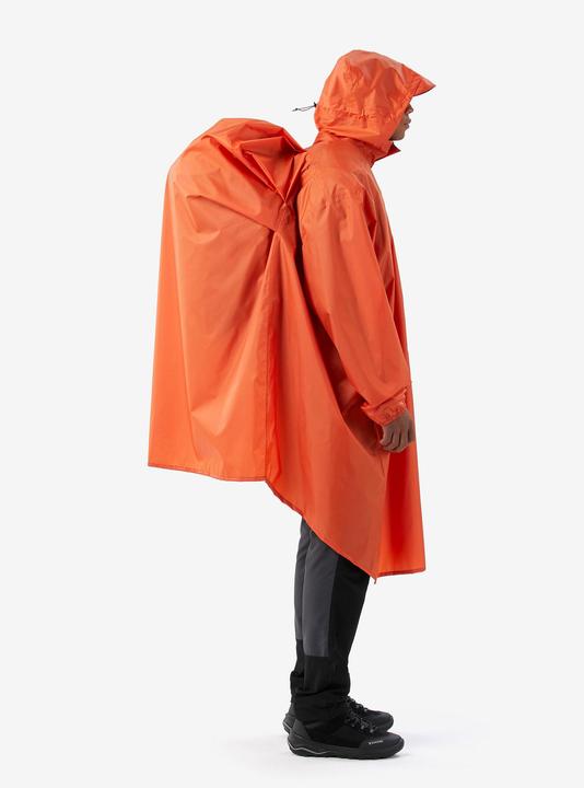 Produktbild Forclaz Poncho Regencape 60 l Wandern - MT500 orange (L)