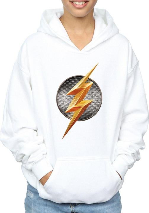 Image du produit - Sweat à capuche JUSTICE LEAGUE MOVIE FLASH EMBLEM - Garçon (128)