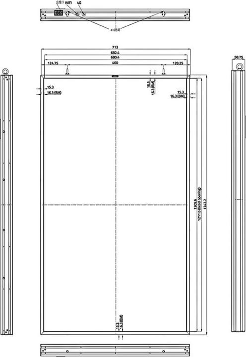 Immagine prodotto Hisense Esposizione semi-esterna 55WF45H (1920 x 1080 pixel, 55")