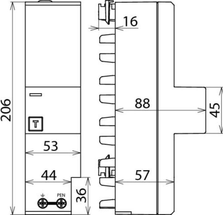 Produktbild Dehn SOEHNE Kombiableiter ventil DV ZP TNC 255