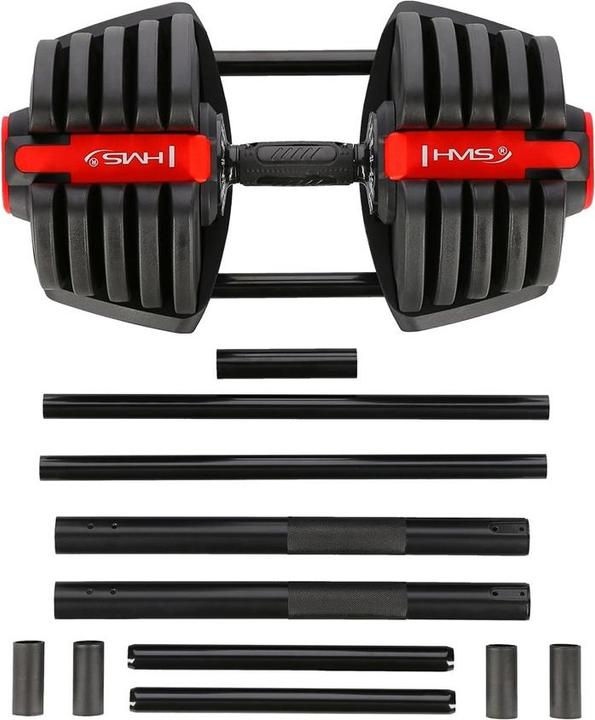 Immagine prodotto HMS SGR40 PRO SET 2IN1 MANUBRI REGOLABILI 43 5 KG