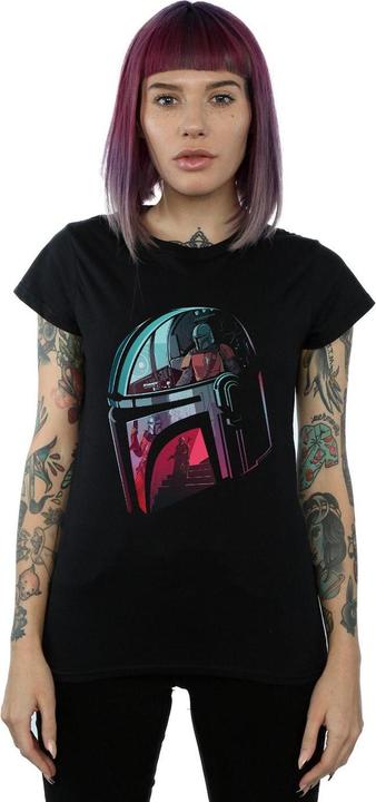 Produktbild Star Wars The Mandalorian Mandalore Helmet Reflection TShirt (S)
