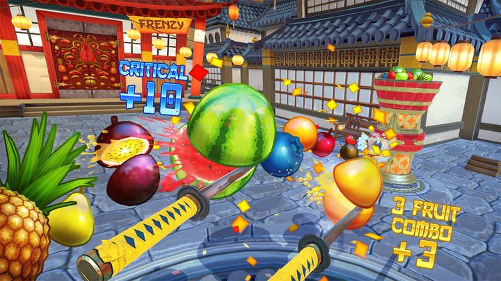 Immagine prodotto Perp Fruit Ninja VR, PS4 Standard Inglese PlayStation 4 (PS4, EN)