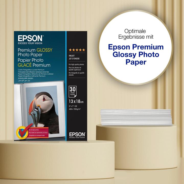 Actual product image Epson Premium Glossy (255 g/m², 13 x 18 cm, 30 x)