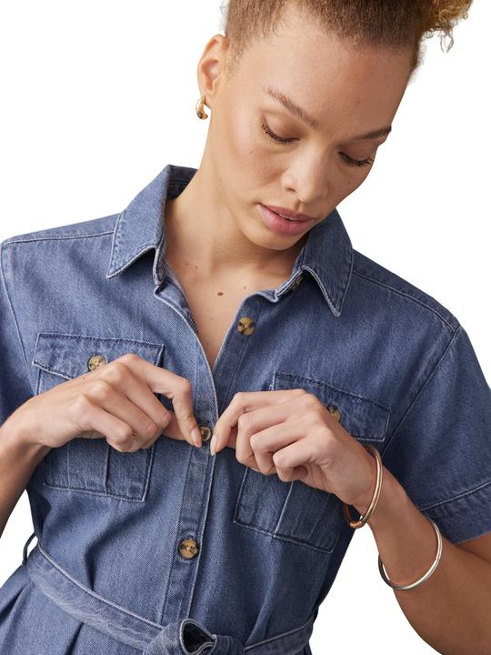 Image du produit Envie de Fraise Robe en jean pour la grossesse et l'allaitement (38)