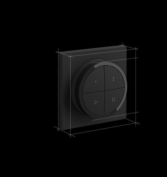 Actual product image Philips Hue Tap dial switch