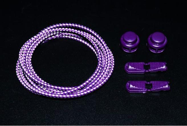 Produktbild LaceGodZ 1 Paar ReflectPro Series elastische, stark reflektierende Schnürsenkel (100 cm)