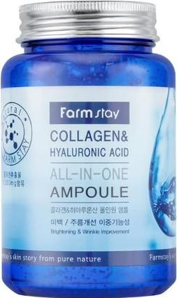 Farm Stay Collagene e acido ialuronico tutto in una fiala (250 ml)