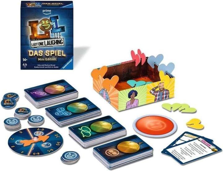 Produktbild Ravensburger 24592 - Last One Laughing Das Spiel: Mini Edition - Das Partyspiel zur beliebten (Deutsch)