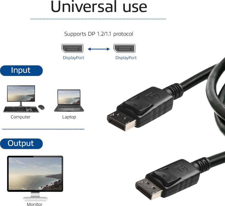 Image du produit DisplayPort - DisplayPort (1 m, DisplayPort)