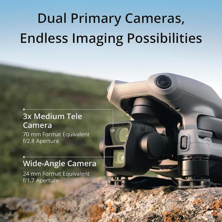 Produktbild DJI Air 3 Fly More Combo (RC 2) (46 min, 720 g, 48 Mpx)